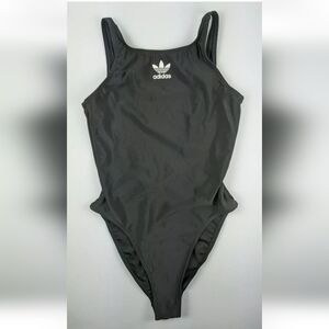Adidas Originals Trefoil One-Piece Swimsuit, Black, Women's Small